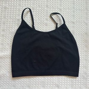 Black Super crop top